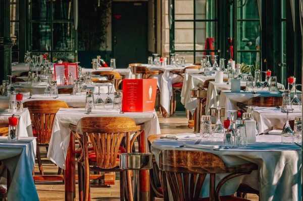 Toldo para terraza de un restaurante